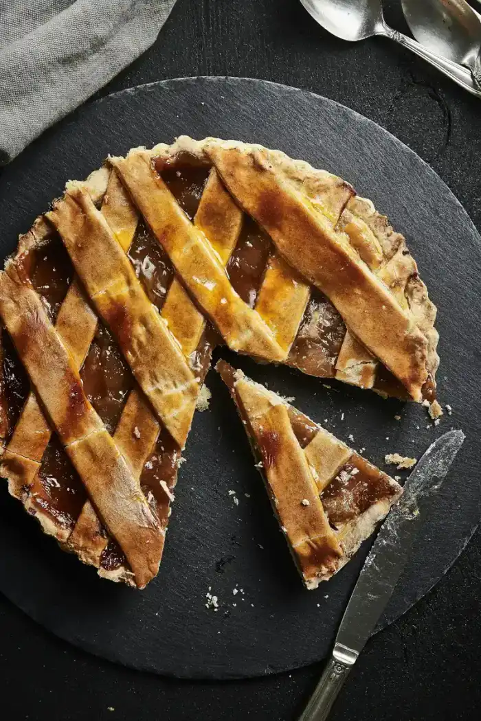 Imagem ilustrativa: torta de maçã integral sem açúcar
