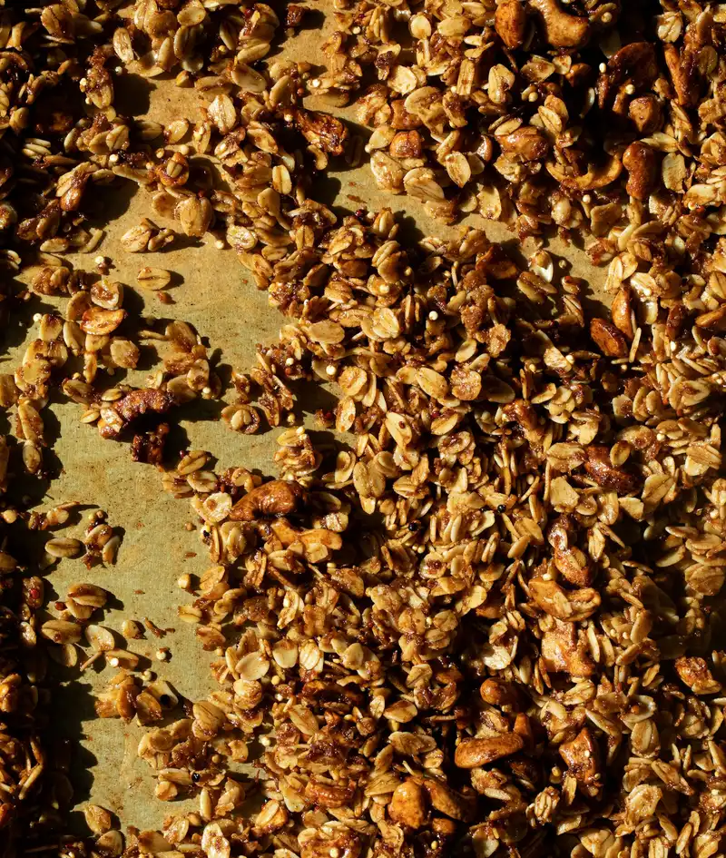 Imagem ilustrativa: granola caseira sem açúcar na airfryer