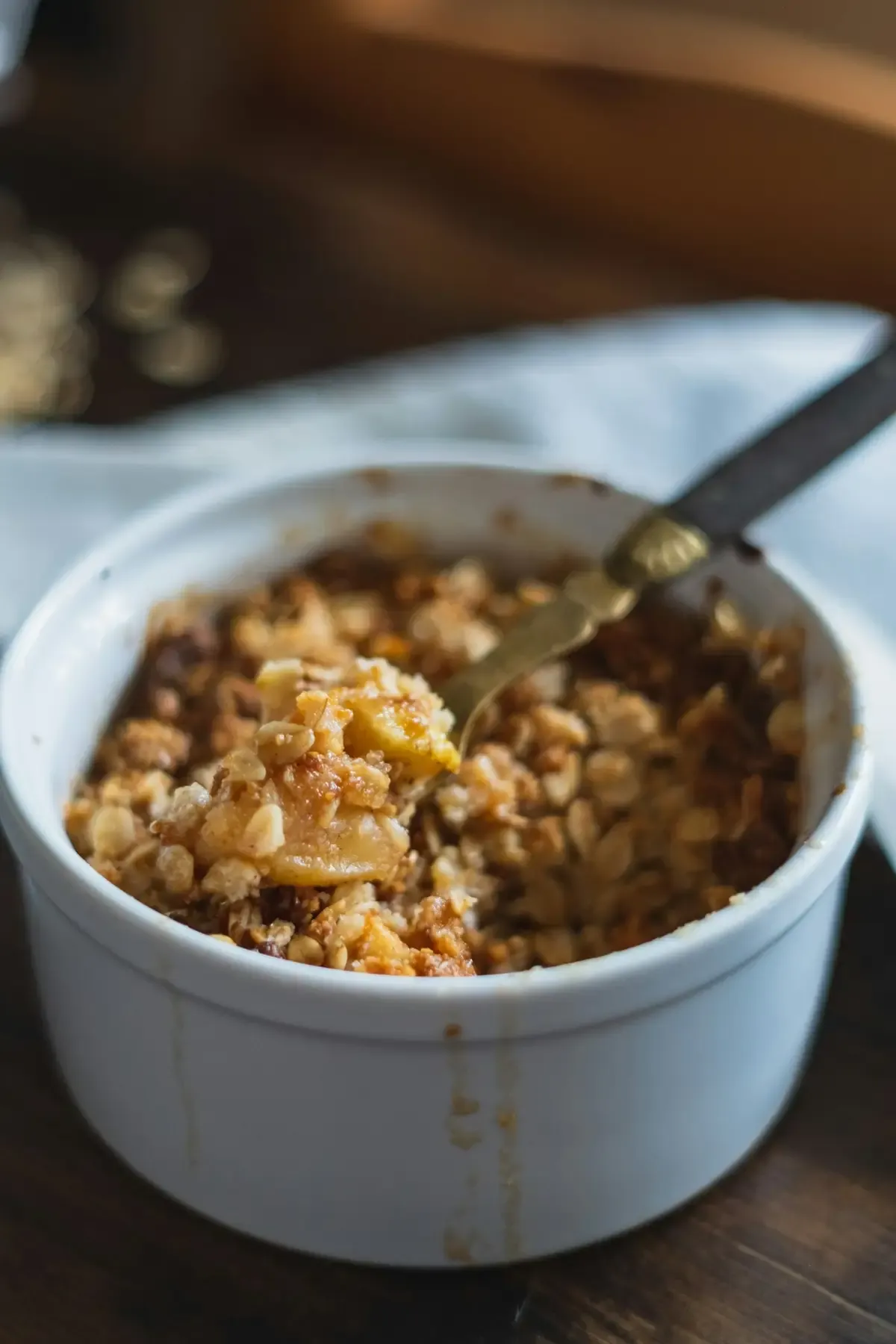 Crumble em travessa
