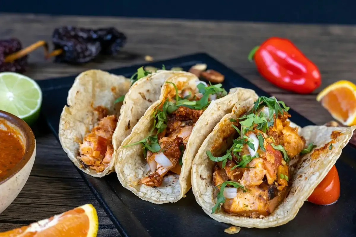 Tacos de frango