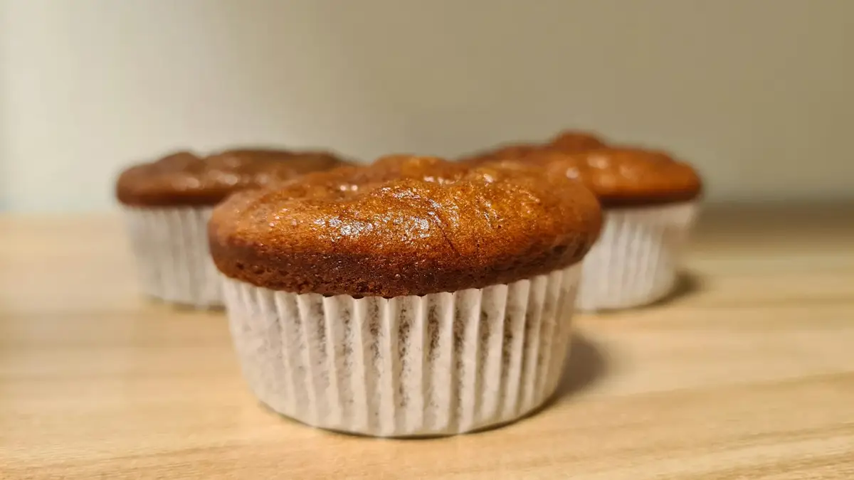 Imagem ilustrativa: muffin de banana sem açúcar