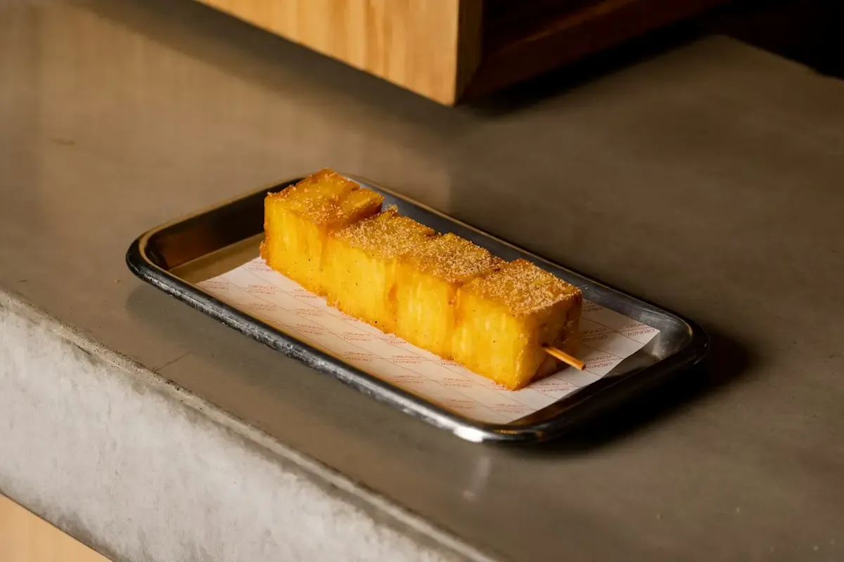 Polenta frita em barra