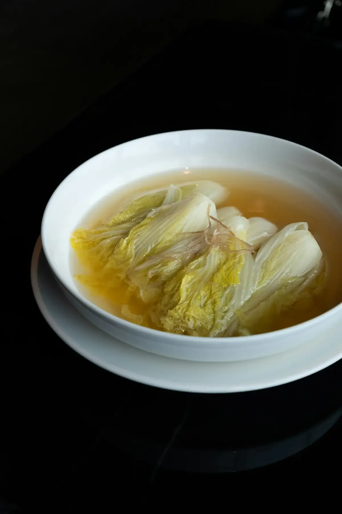 Sopa clara de repolho