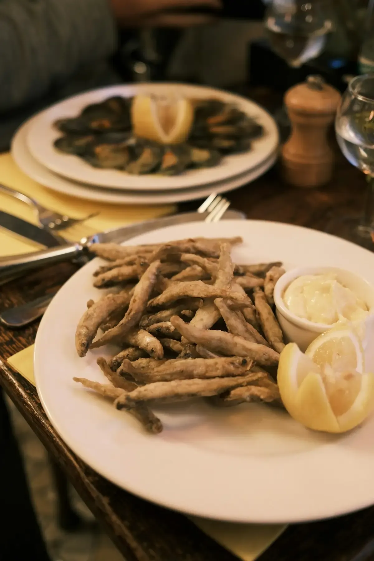 Peixinhos dourados com molho