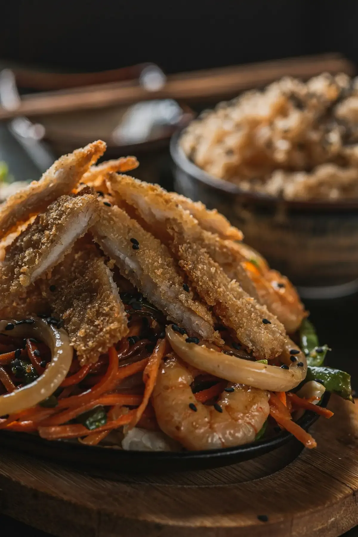 Filés de peixe empanados