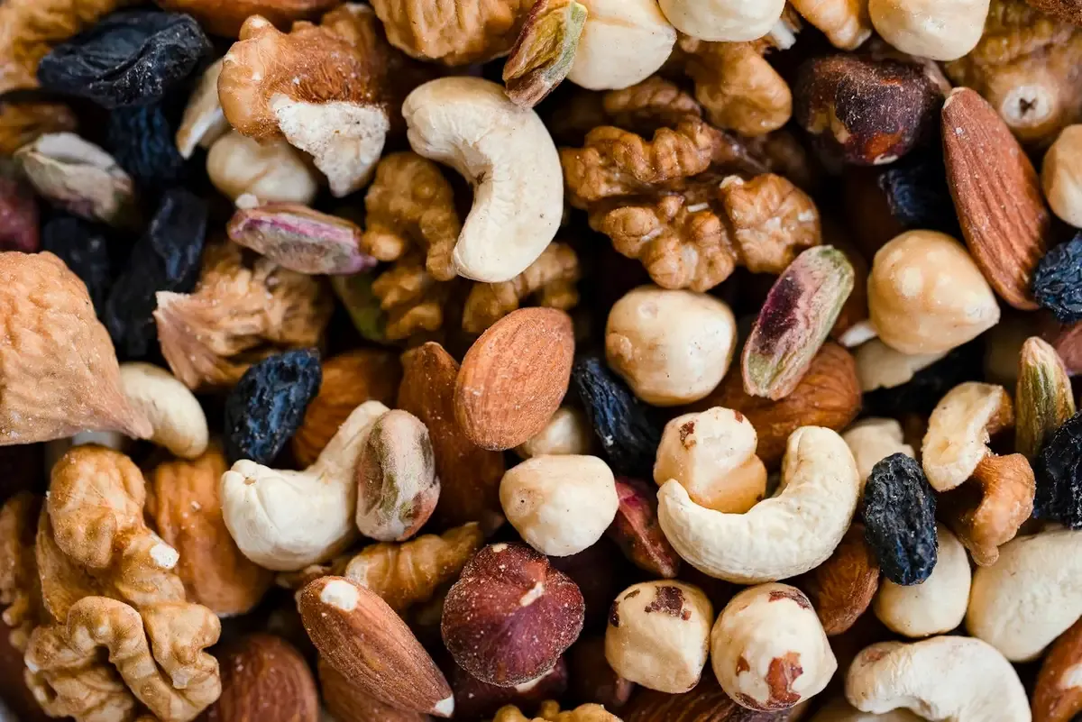 Castanhas e frutas secas misturadas
